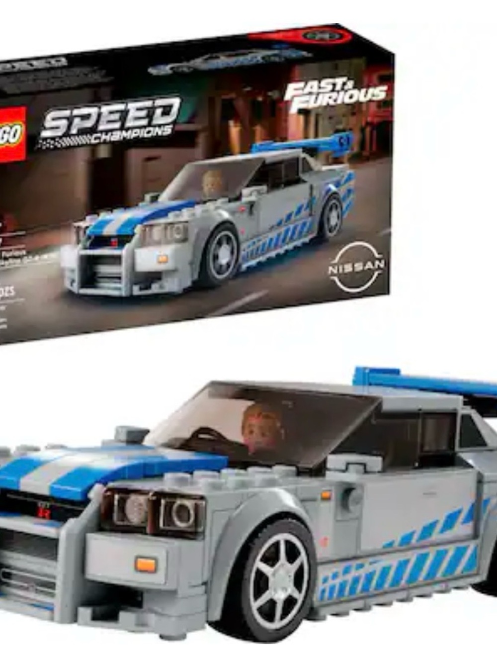 Lego Speed Champions Fast & Furious Nissan Skyline GT-R - Blue & White - Picture 3 of 10